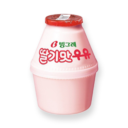 빙그레 딸기맛 우유